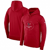 Men's Houston Texans Nike Sideline Property Of Wordmark Logo Performance Pullover Hoodie Red,baseball caps,new era cap wholesale,wholesale hats